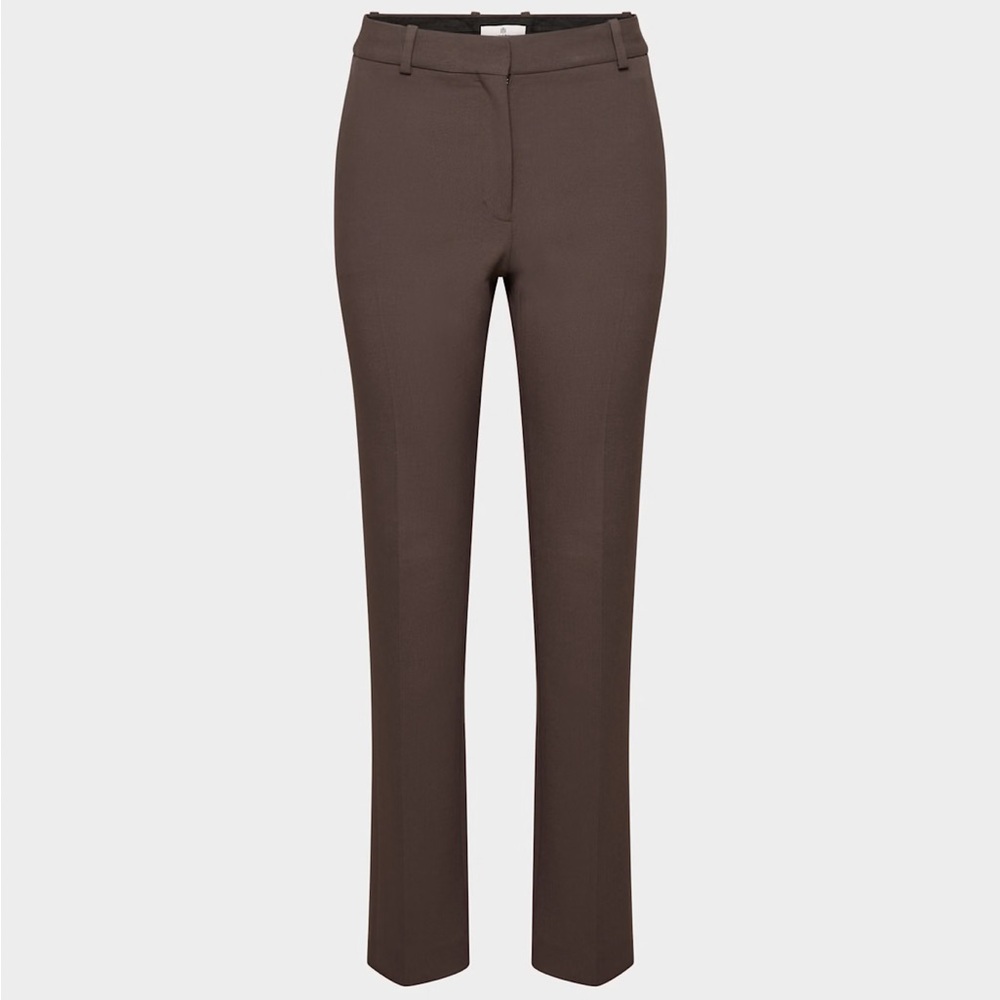 Babaton NWT Coupe Pant - (Re)ssential - Rich Mocha Brown